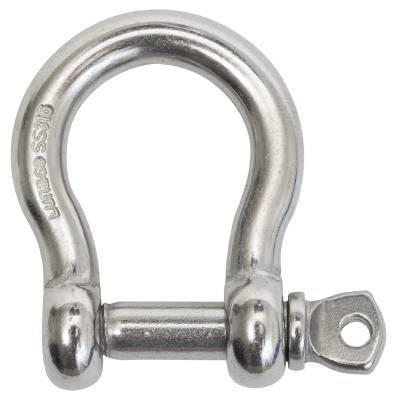 SHACKLE BOW STAINLESS 316 6MM