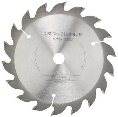 SIRKELSAGBLAD HM165X16 Z18