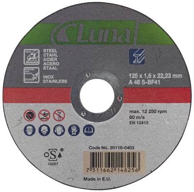 Produktbild KAPSKIVA 115X2,0X22,23 INOX